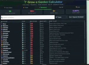 GAG Mutations Calculator